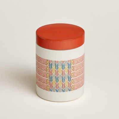 HERMES ローブ・デュ・ソワール トレイ 灰皿 磁器×スエード　エルメス HERMES ローブ・デュ・ソワール トレイ 灰皿 磁器×スエード